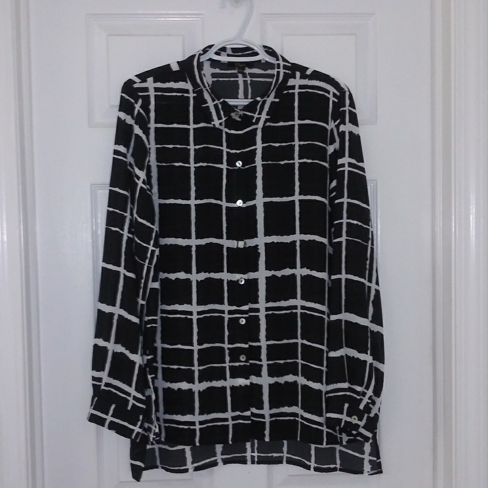 💜Long tunic blouse.